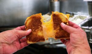 Big-Poper Grilled Cheese Sandwich